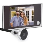 Ej. life - judas de porte avec �cran lcd num�rique 3, 5' 120 degr�s pour surveiller les yeux de chat, ...