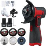 Ej. life - kit de meuleuse d'angle sans fil 12 v avec disque de 76 mm, outil lger avec 2 batteries lithium ...