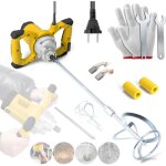 Ej. life - malaxeur mortier colle 2100 w, malaxeur beton 220v, melangeur beton avec 6 vitesses, betonniere ...