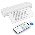 Ej. life ? imprimante thermique portable a4 200dpi ? bluetooth pour android et ios ? autonomie 90 feuilles ...
