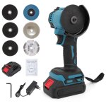 Ej. life - mini meuleuse d'angle sans fil avec 2 batteries de 1300mah, outil 21v diamtre de la lame ...