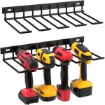 Organisateur mural pour outils lectriques, 4 emplacements, porte - outils pour garage, abri  outils, ...