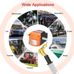 Ej. life pompe  huile 12v portable - extraction facile pour voiture / moto / bateau - dbit rapide - ...