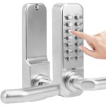 Ej. life - serrure de porte m�canique bouton poussoir clavier � code num�rique verrou de porte d'entr�e ...