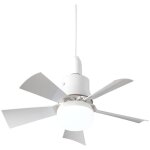 Ej. life - ventilateur de plafond avec t�l�commande silencieux - plafonnier 5 pales plafonnier e26 plafond ...