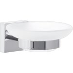 Tesa - ekkro porte savon mural, finition brillante mtal chrom, adhsif, technologie sans percer, 128 ...