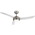 El paso ventilateur de plafond plafonnier 52  10344 m� / h 3 pales argent