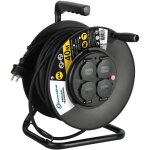 Electraline - enrouleur de c�ble �lectrique chantier avec terre l. 40 m ho7rnf 3g1. 5