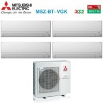 Mitsubishi electric - quadri split r�versible air conditioner series msz - bt 9 + 9 + 9 avec mxz - 4f72vf ...