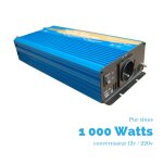 Electric - sun - convertisseur avec fonction chargeur de batterie pur sinus 1000 watts 12v - 230 v Electric - sun - convertisseur avec fonction chargeur de batterie pur sinus 1000 watts 12v - 230 v