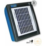 Electrificateur avec panneau solaire intgr corral sun power s1 pour cltures jusqu' 2 km pour chevaux, ...