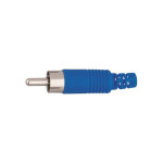 Electro dh - macho rca coaxial pour le c�ble rg58 . couleur bleu 10. 588 / dh 8430552082445