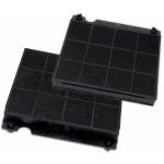 Electrolux - lot de 2 filtres � charbon type 15 d'origine 225x210x30 mm (9029793818) hotte aeg, ariston ...