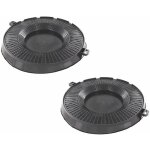 Electrolux - lot de 2 filtres charbon type 48 amc037 d'origine 236x30 mm