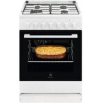 Electrolux - cuisinire gaz 57l 4 foyers blanc lkk620010w