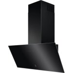 Electrolux - hotte d�corative inclin�e 90cm 615m3 / h noir lfv439k