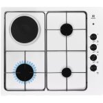 Electrolux - table de cuisson mixte 55cm 4 feux blanc egl62821ow Electrolux - table de cuisson mixte 55cm 4 feux blanc egl62821ow