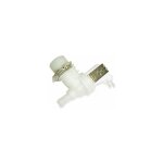 Electrovanne 1 voie sortie a 90� pour lave linge electrolux