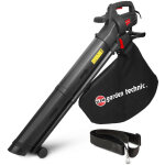 Elem garden technic - aspirateur souffleur broyeur de feuilles 3000w - 270 km / h - 10:1 - sac 35l - ...