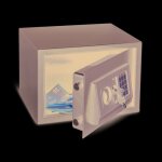 Elem garden technic - coffre fort �lectronique 25x35x25cm - work men
