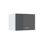 Vicco - elment haut de cuisine r - line, anthracite haute brillance, 60 cm plat