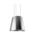Elica - hotte decorative ilot juno led ix / f / 50, 50 cm, 603 m3 / h, 3 vitesses