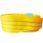 �lingue jaune de levage, capacit� 3 tonnes ? sangle de levage 3000 kg, haute r�sistance en polyester, ...