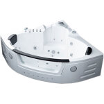 Eliteshopping - baignoire baln�o chromoth�rapie 150 x 150 cm pompe double 20 jets ? wisteria
