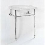 Hudson reed - elizabeth - lavabo sur pieds chrom rtro