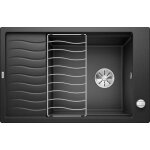 Elon xl 6 - �vier en silgranit, 78x50 cm, avec commande de vidage et avec des accessoires, anthracite ...