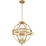 Elstead - lemuria - pendentif de plafond sph�rique � 3 ampoules, or, e14