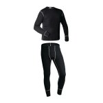 Elysee - set sous - v�tements fonctionnels therm. delphi taille l noir 55 % coton / 45 % nylon