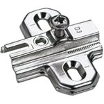 Embases cruciformes � visser - distance : 1, 5 mm - hettich