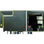 Embase modulaire femelle yamaichi y - conjack - 22 - thr embase femelle, verticale p�le: 8p8c + 2 m�tal, ...