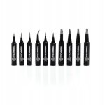 Embouts 900m techrebal 10 pcs noir Embouts 900m techrebal 10 pcs noir