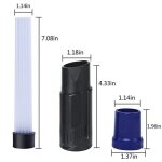 Embout aspirateur passe partout, accessoire brosse aspirateur, dust brosse accessoires aspirateur, tuyaux ...