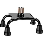 Embouts de canne avec patins de support pour une stabilit� accrue, dot�s de 4 pieds en caoutchouc. accessoire ...