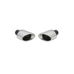 Embout echappement en inox pour sortie 45 - 57 mm (la paire)