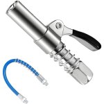 [jamais utilis�] embout de graisseur avec tuyau de 30cm, coupleur g pour graisseur, pince de verrouillage ...