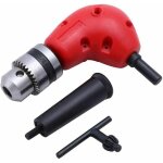 Embout de perceuse  angle droit de 0, 8  10 mm avec tige ronde  90 degrs accessoire d'angle mandrin ...