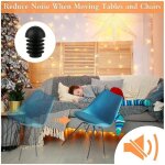 Embouts de pieds de chaise, lot de 50, embouts ronds, protection pour pieds de chaise, bouchons d'entr�e ...