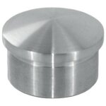 Embouts plats � frapper pour tube � 42. 4 x 2 mm en inox 304 - bo�te de 2 - design production