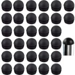 Embouts de tube de chaise ronds noirs, embouts de pieds de chaise, embouts de pieds de chaise en caoutchouc, ...