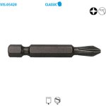 Embout de vissage s�rie longue 1 / 4'' - pozidriv� classic pz n�2 long. 150 boite de 15