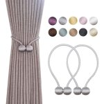 Embrasse pour rideaux, aimant� embrasse rideau aimantee attache rideau pour d�coration de bureau maison ...