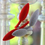 Madecostore - embrasse � rideaux flexible ogives v. cr�ations - ivoire