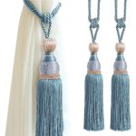 Embrasses de rideaux tress�es � la main - une paire de glands - accessoires d�coratifs pour fen�tre de ...