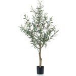 Emerald - olivier artificiel 115 cm en pot en plastique Emerald - olivier artificiel 115 cm en pot en plastique