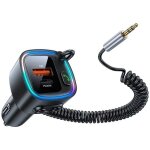 metteur fm bluetooth 5. 4, metteur bluetooth pour voiture avec interface auxiliaire, chargeur de voiture ...