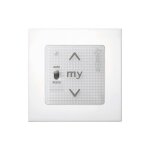 Emetteur mural smoove uno a / m io pure sans cadre - metteur radio 1811404 somfy